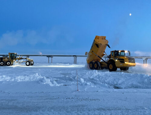 LS05 Pipeline Replacement Ice Road